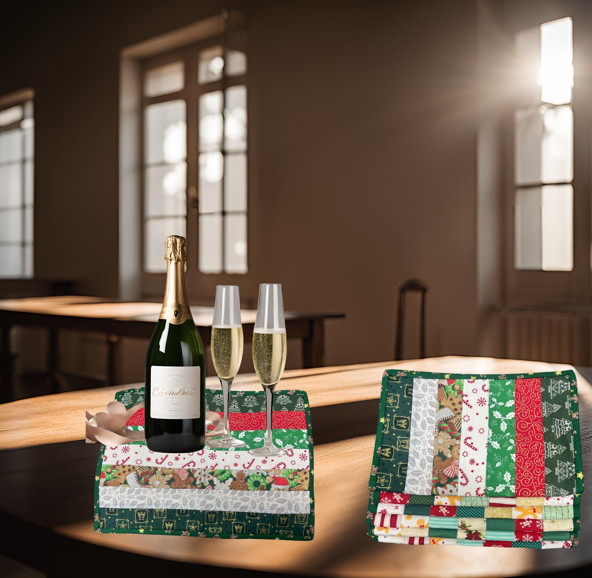 Xmas Set of 6 Table Mats