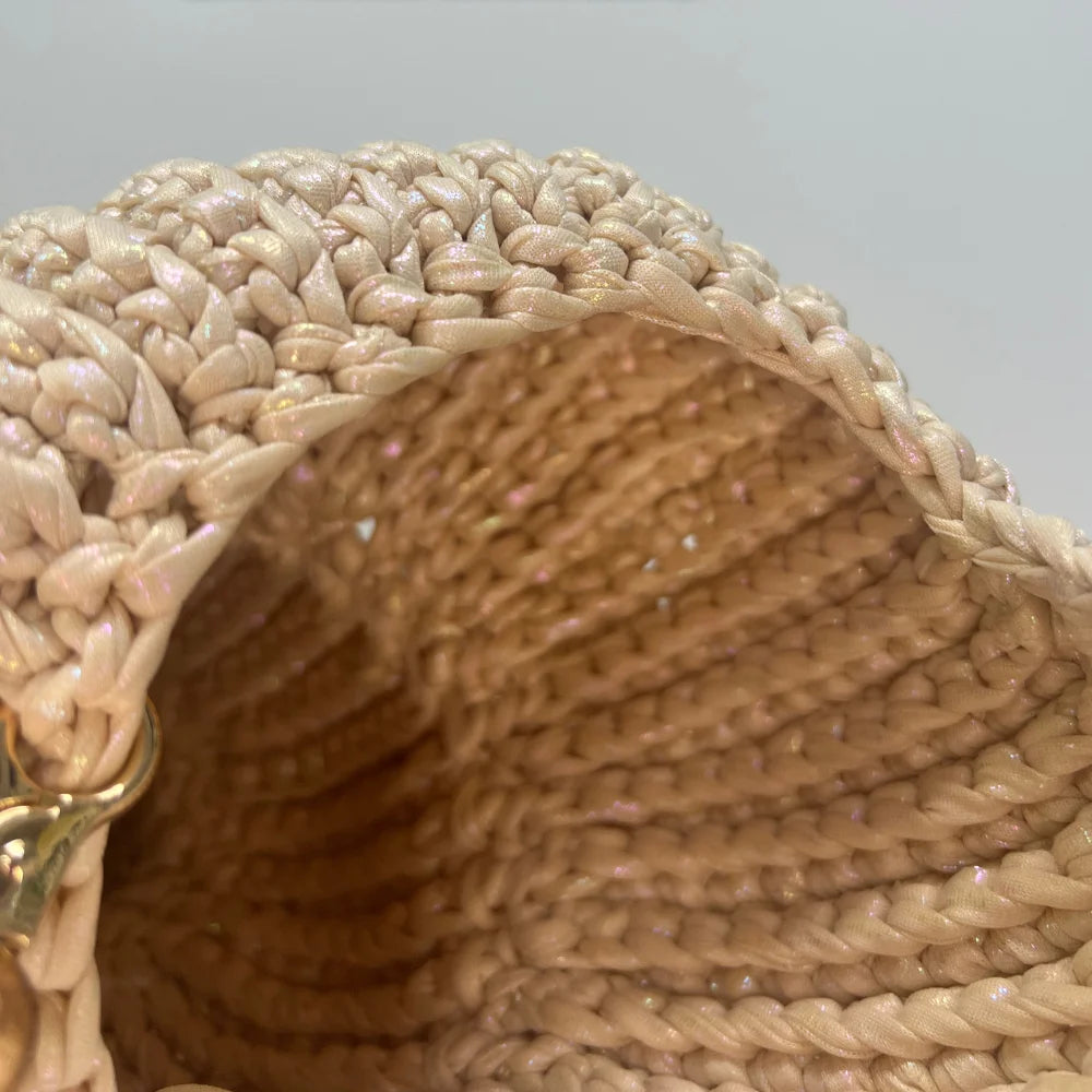 Seashell Crochet Bag:  Cone Shape