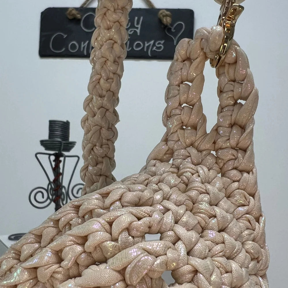 Seashell Crochet Bag:  Cone Shape