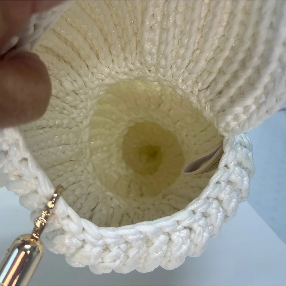 Seashell Crochet Bag:  Cone Shape